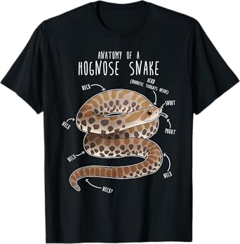 Anatomy of a Hognose Snake, Funny Pet Reptile Animal Lover T-Shirt