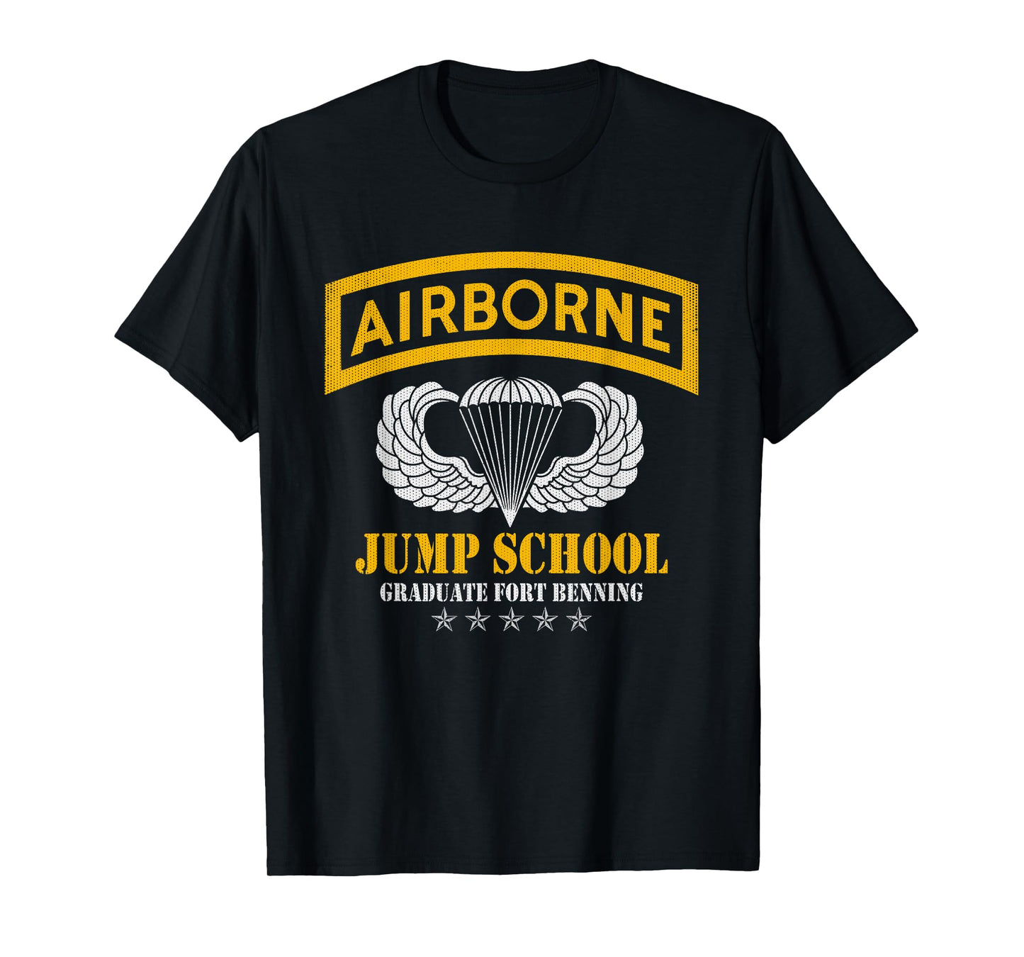 Airborne Veteran T-Shirt Fort Benning Jump School Military T-Shirt