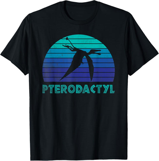 Allkaruen Pterodactyl Dinosaur Paleontology Vintage T-Shirt