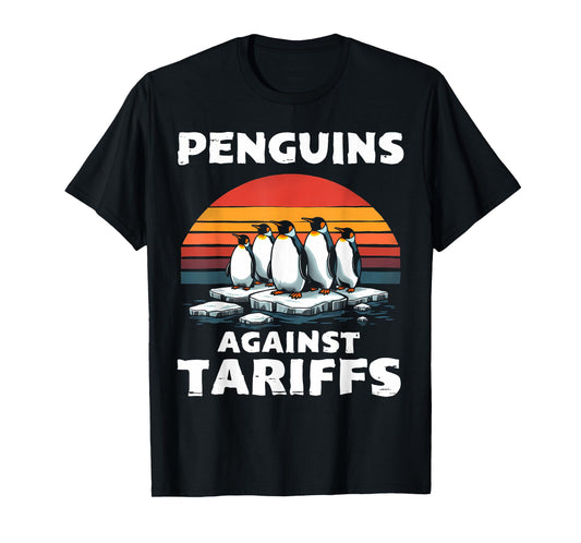 Penguins Against Tariffs T-Shirt