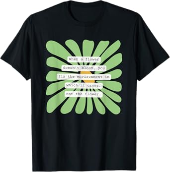 Women Environmental Behavioral Therapy Floral BCBA ABA RBT T-Shirt