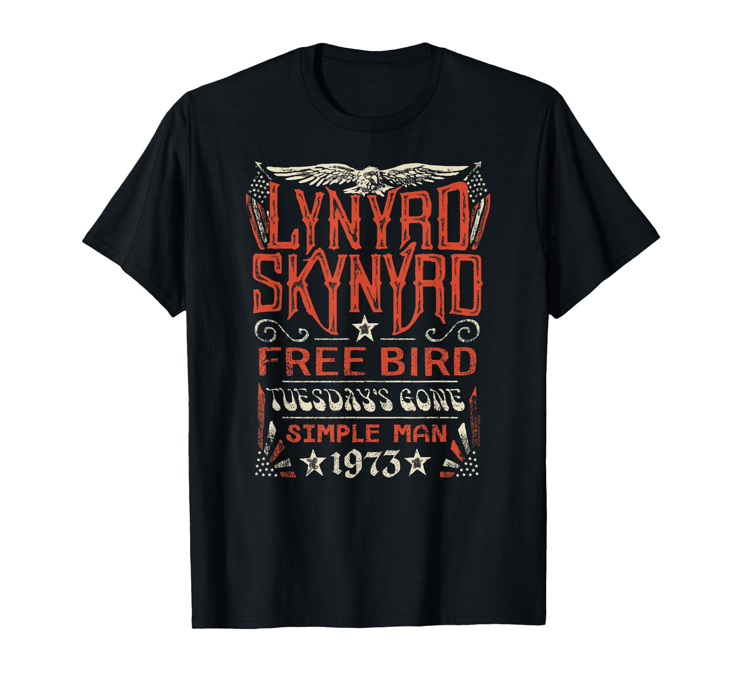 Lynyrd Skynyrd - Free Bird Tuesday's Gone Simple Man Songs T-Shirt