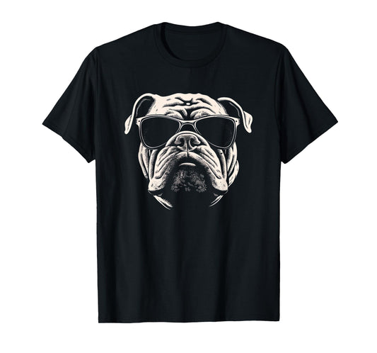 Funny Bulldog cool Graffiti Urban art street Men Women Girls Kids T-Shirt