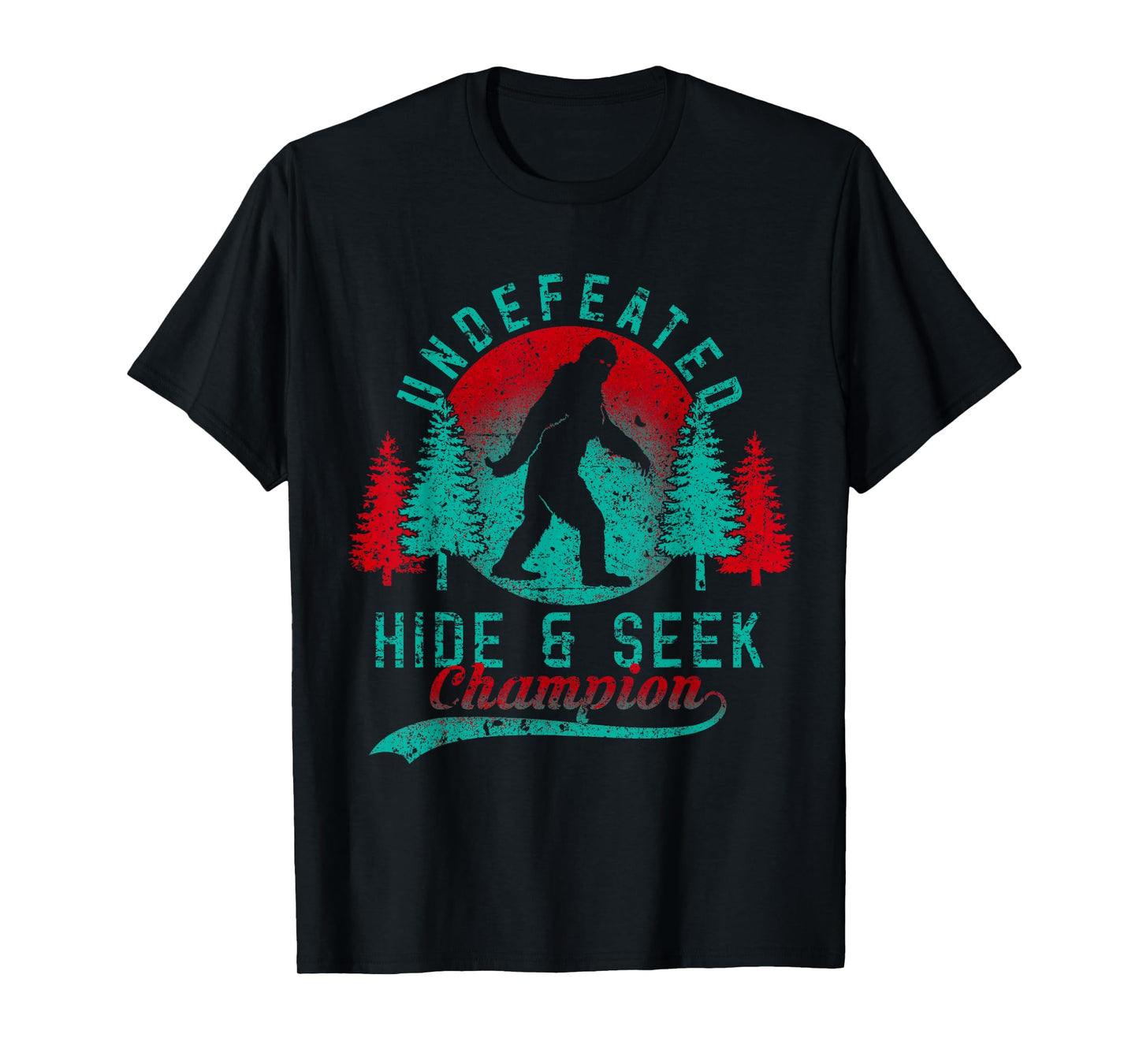 Bigfoot Limited Edition Undefeated Hide & Seek Sasquatch T-Shirt