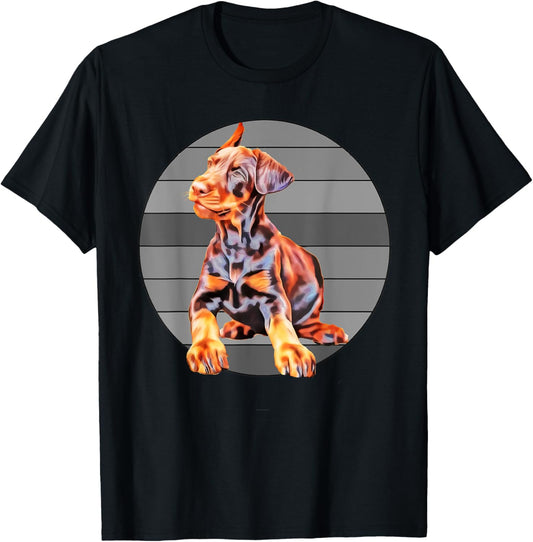 Doberman Shirt - Vintage for Dog Lovers Men, Women, Kids T-Shirt