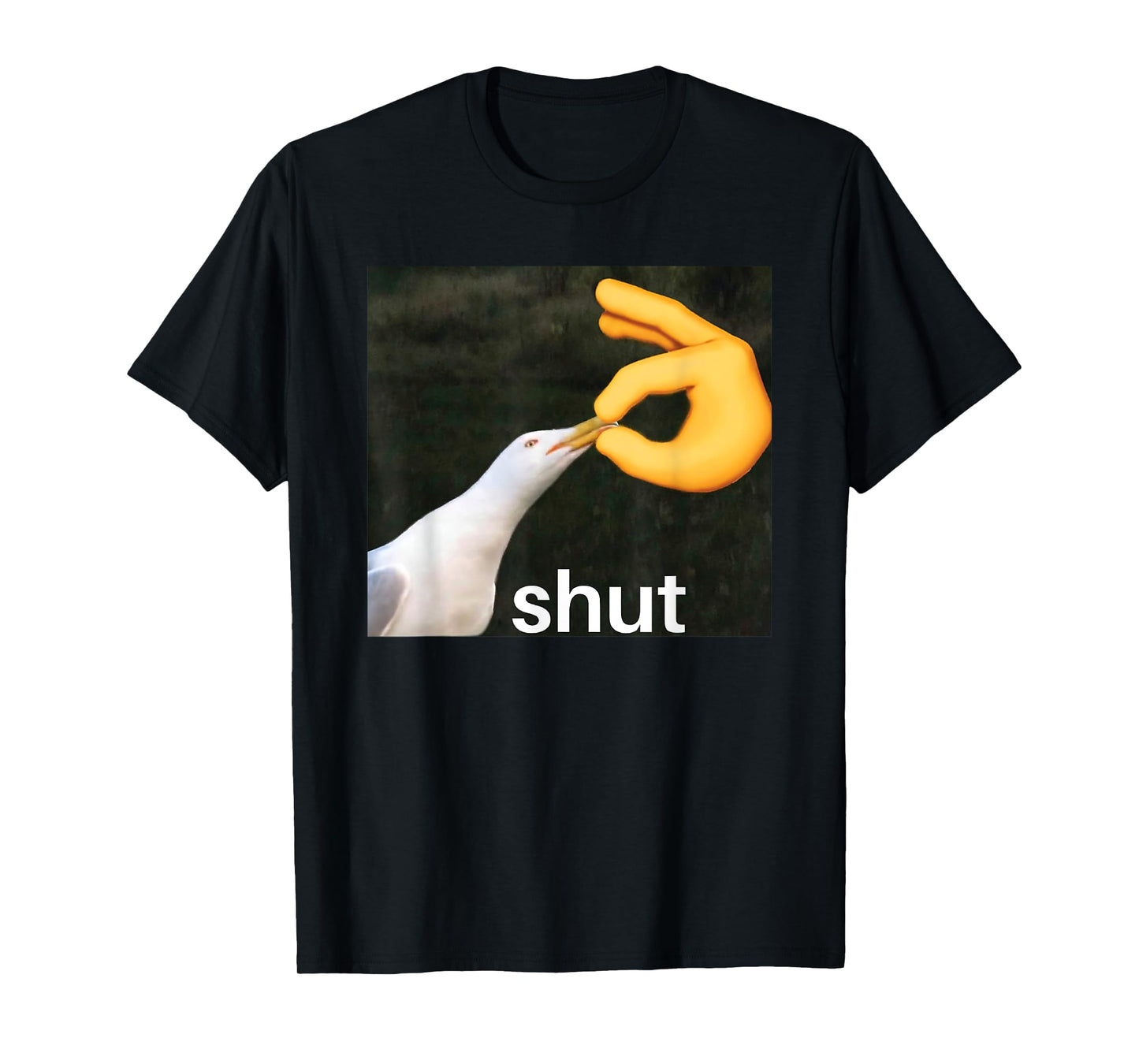 Shut Seagull Meme Bird Shut Meme T-Shirt