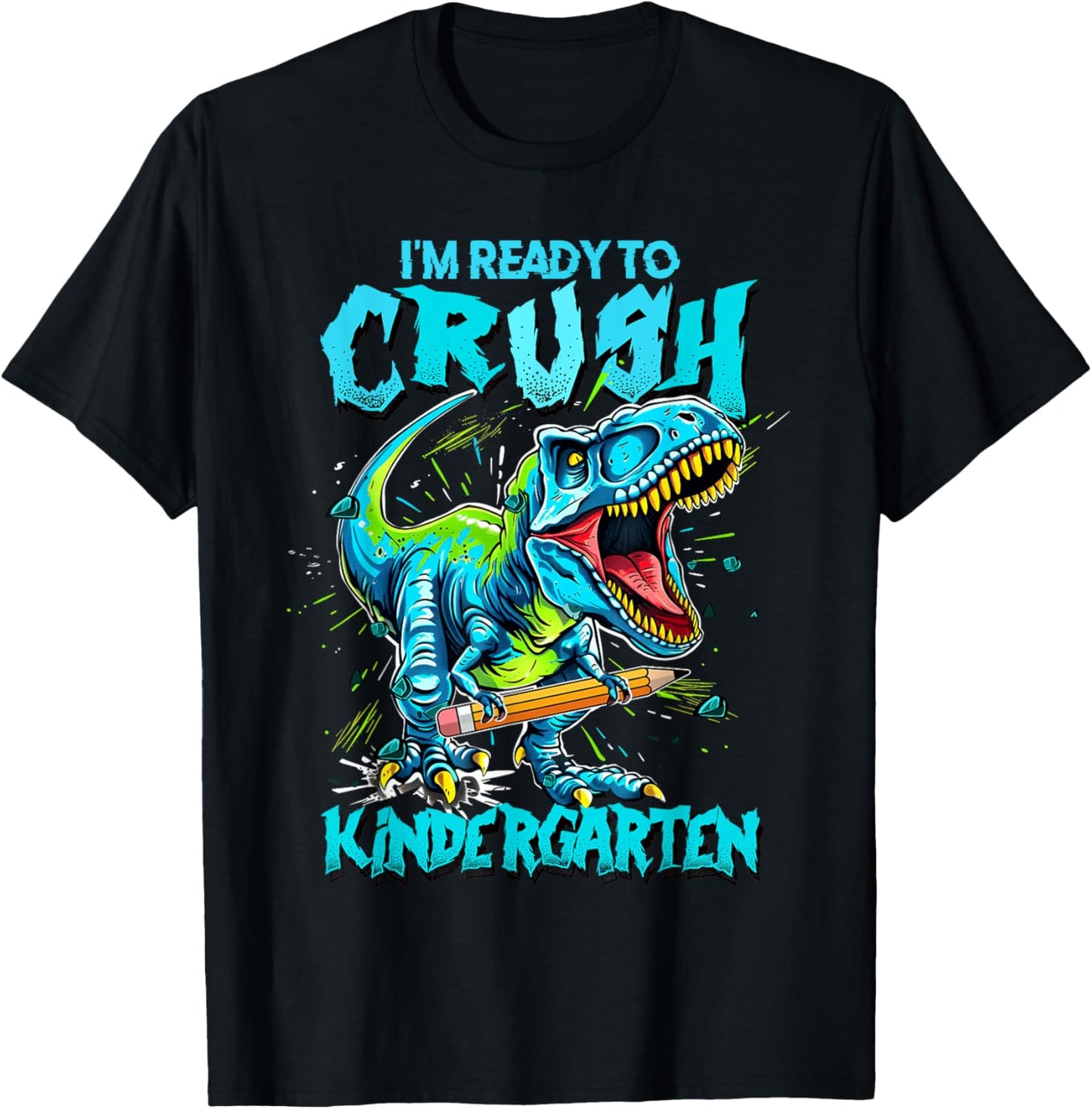 2026 I'm Ready To Crush Kindergarten Dinosaur Boys T-Shirt