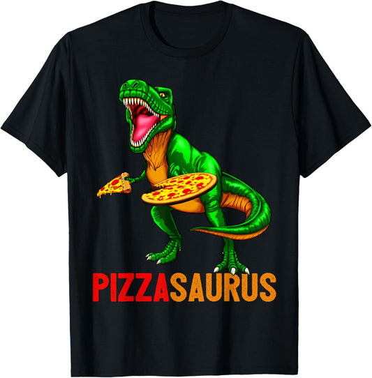 Dinosaur T Rex Pizza Shirt Pizzasaurus Party Gift Men Boys T-Shirt