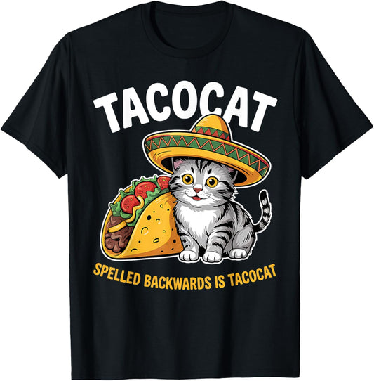 for Cat Lovers and Taco T-Shirt