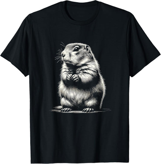 Cute Prairie Dog Graphic Art Design T-Shirt