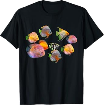 Discus Fish Underwater Sea Funny Ocean Fishes Shirt T-Shirt