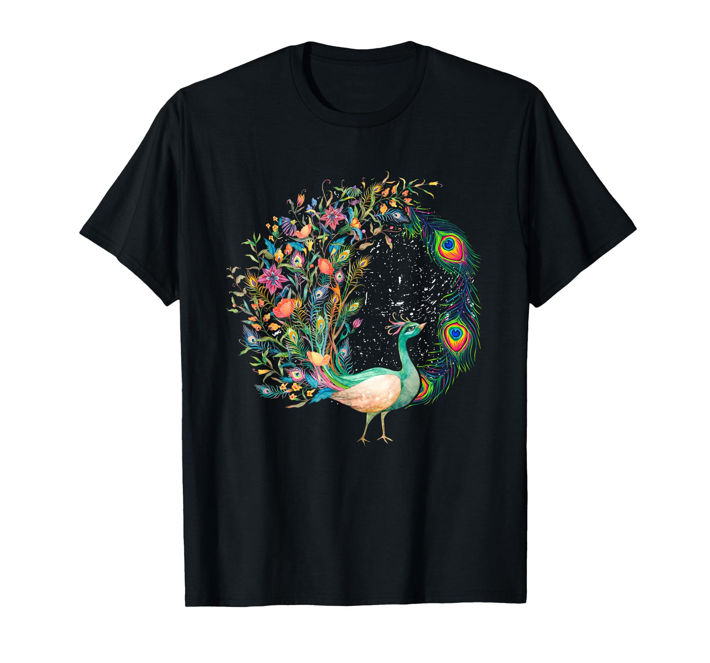 Beautiful Peacock | Colorful Bird | Peacock Feathers T-Shirt