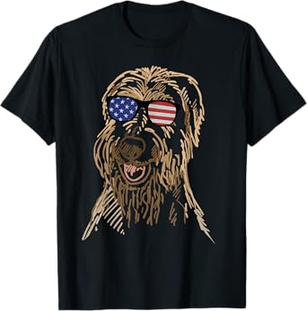 Soft Coated Wheaten Terrier in glasses Tee T Shirt Tshirt T-Shirt