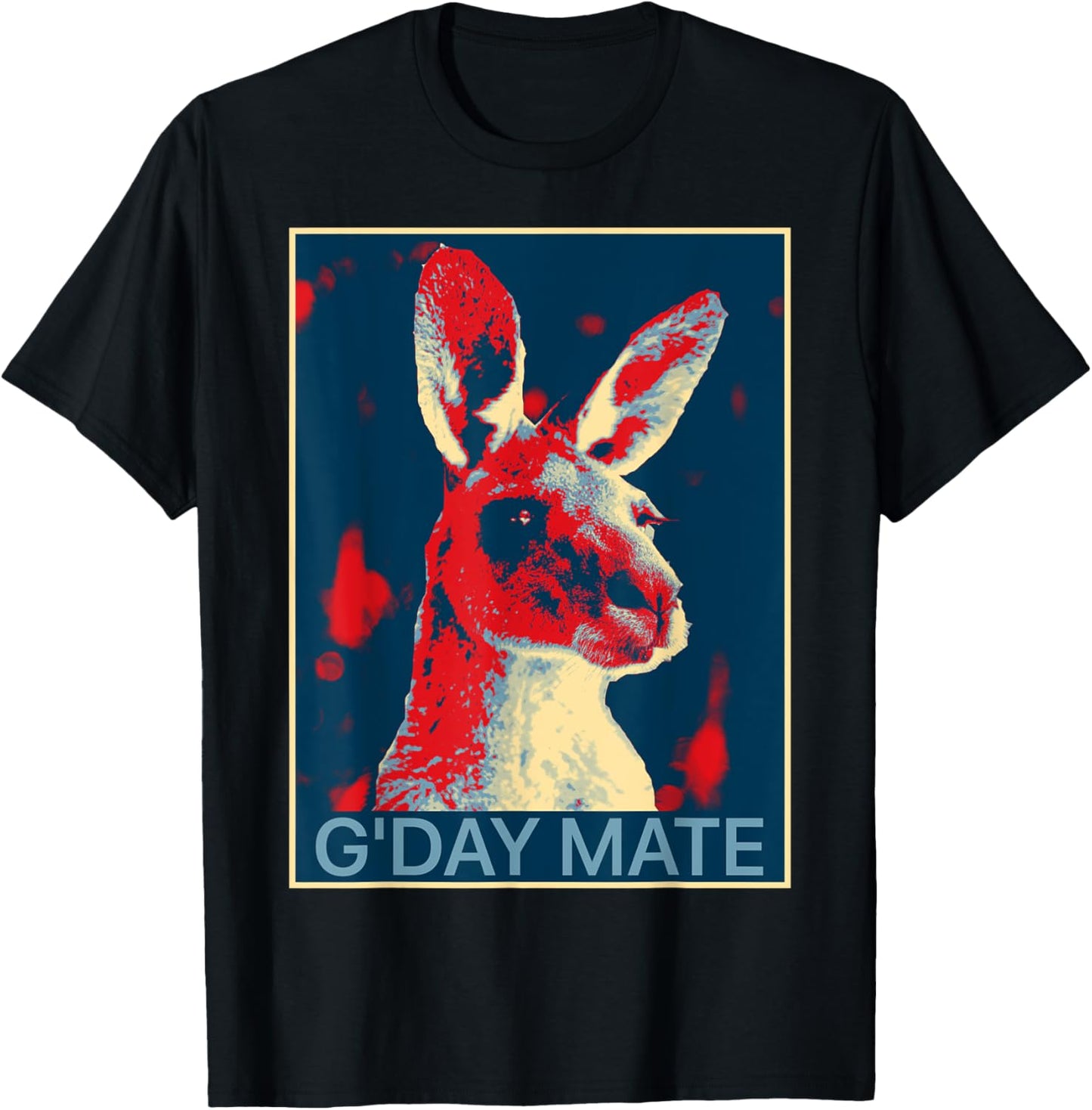 Australia G'Day Mate Shirt Funny Kangaroo Australian Symbol T-Shirt