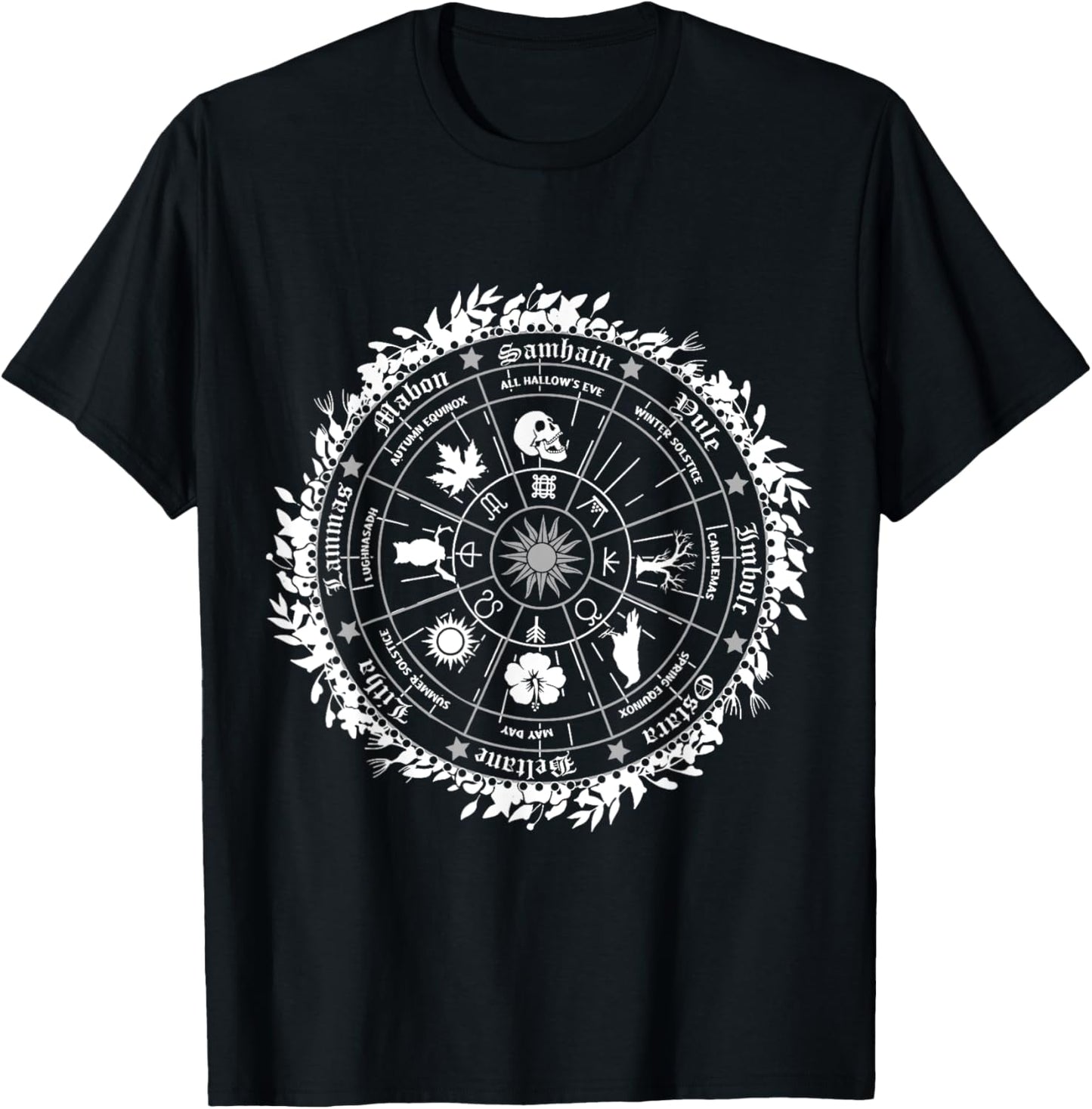 Pagan Wheel Of The Year Witch Wicca Happy Ostara T-Shirt