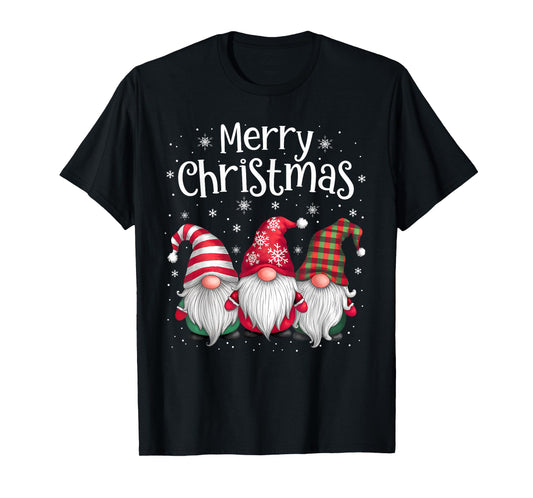 Merry Christmas Gnomes Family Xmas Festive Holiday Gnome T-Shirt