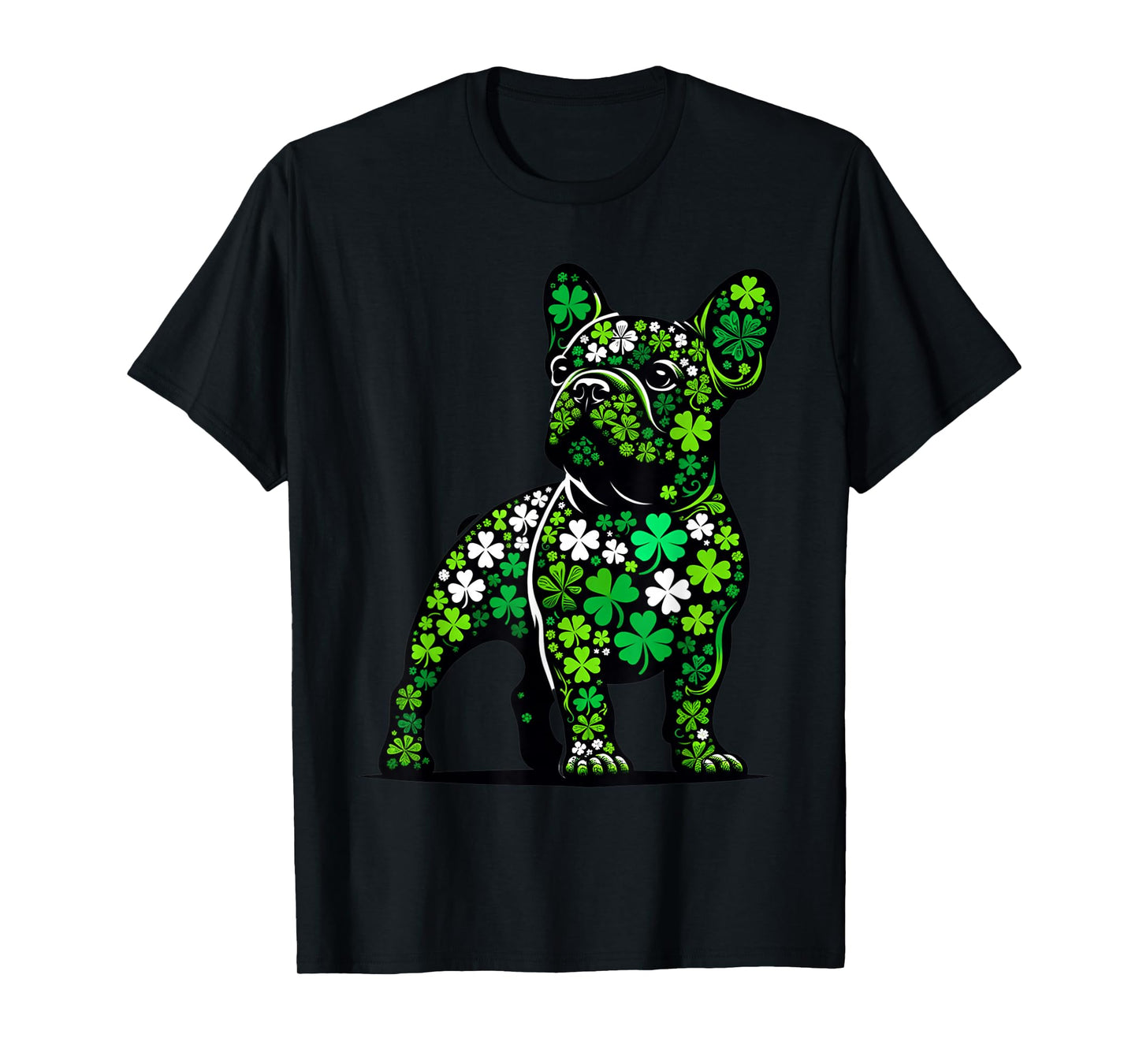 St Patricks Day Dog Themed Women Men French Bulldog Lover T-Shirt