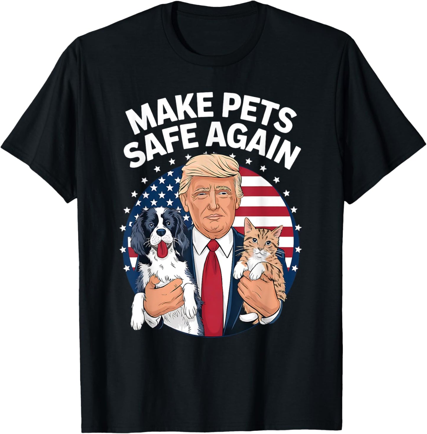 Goose Ohio Cats and Dogs 2024 Debate Make Pets Safe Again T-Shirt