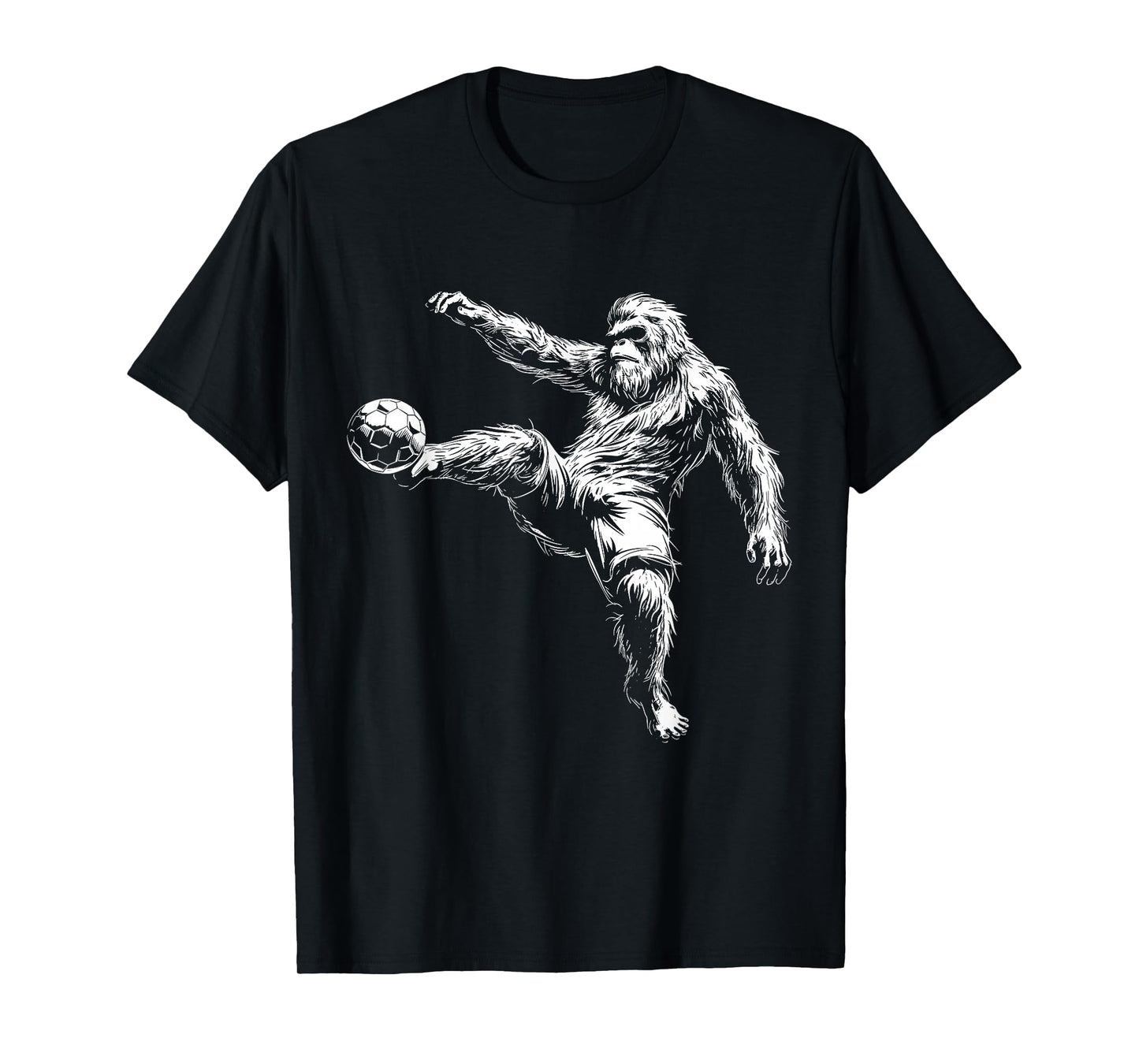 Soccer Bigfoot Sasquatch Funny Soccer Player T-Shirt