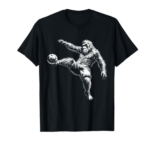 Soccer Bigfoot Sasquatch Funny Soccer Player T-Shirt