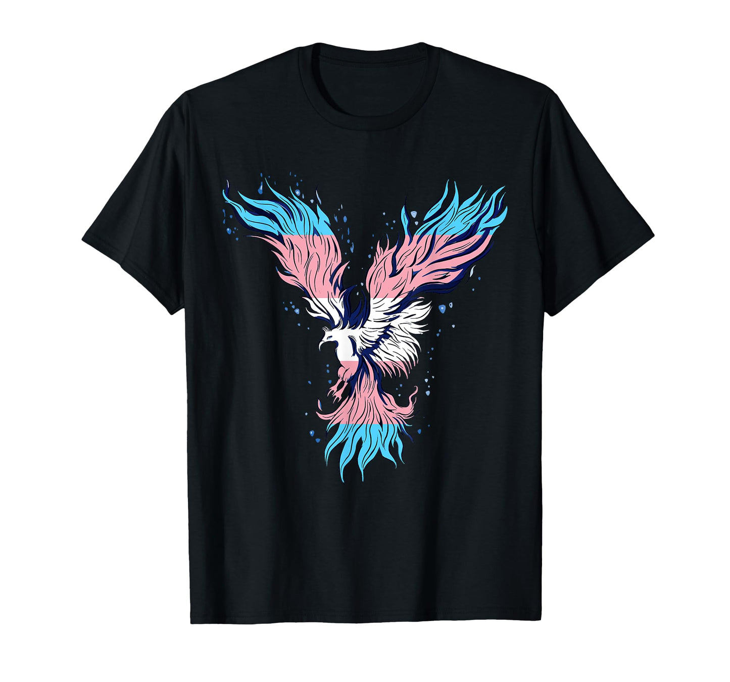 Transgender Phoenix Reborn Transsexual Flag LGBT Trans Bird T-Shirt