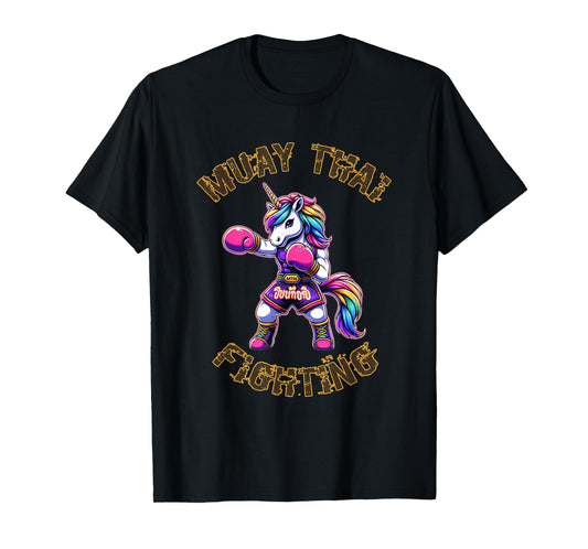 Muay Thai Unicorn - Unicorn Kickboxing Thai Boxing T-Shirt