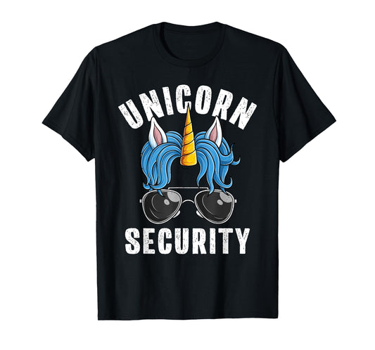 Unicorn Security Funny Brother Dad Unicorn Costume T-Shirt