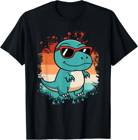 Cool Dinosaur Funny T-Rex Retro Dino Men Boys Kids T-Shirt