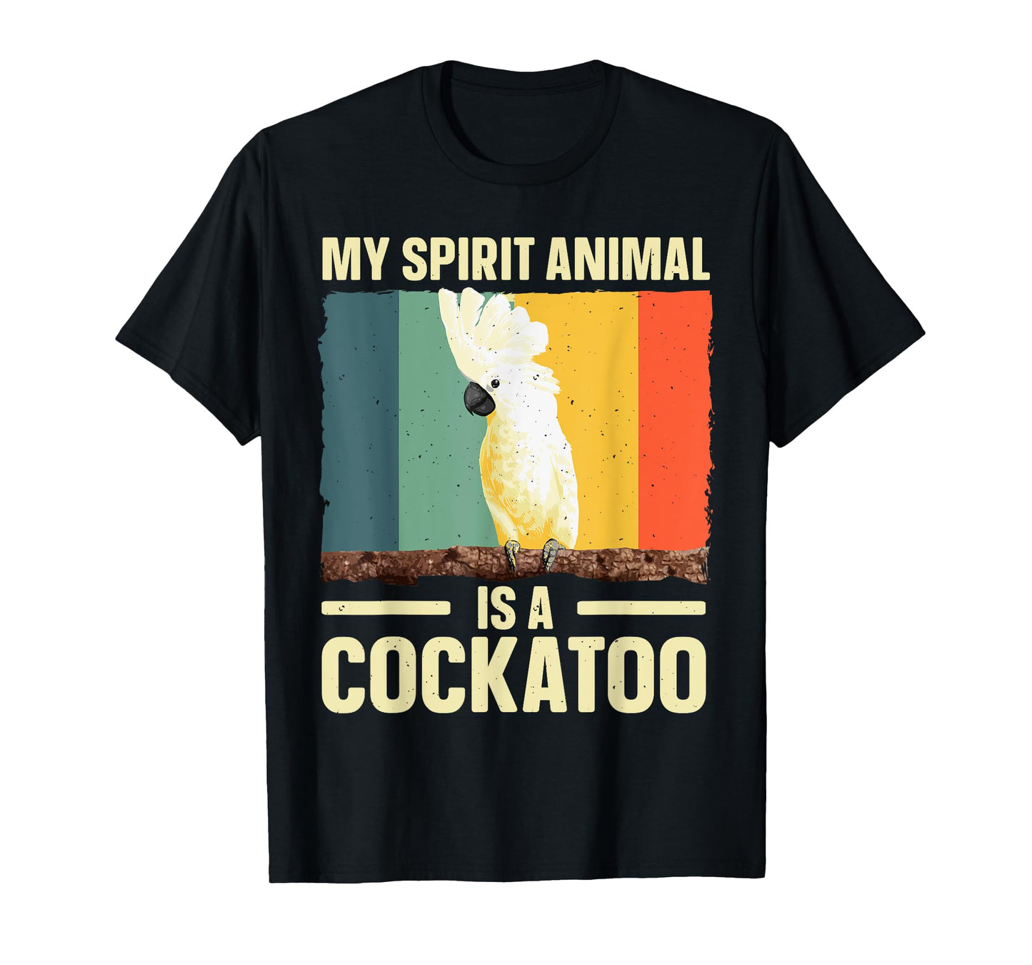 Cool Cockatoo Art For Men Women Parrot Lovers Cockatoo Fan T-Shirt