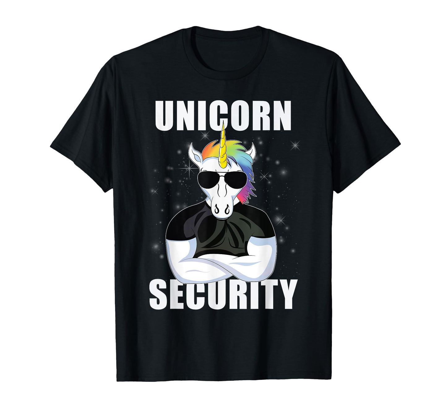 Funny Muscle Unicorn Security, Unicorns Lover Party Gift T-Shirt