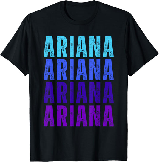 Ariana First Name I Love Ariana Vintage T-Shirt