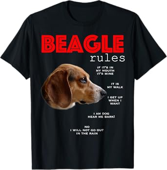 Funny rules for the owner of a Beagle T-Shirt