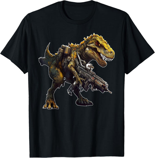 Funny T-rex Dinosaur Gun Animal Guns Lover T-Shirt