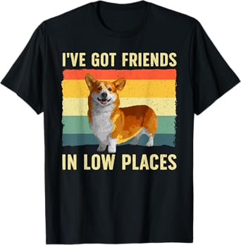 Cute Corgi Art For Men Women Kids Pet Dog Cardigan Corgi T-Shirt