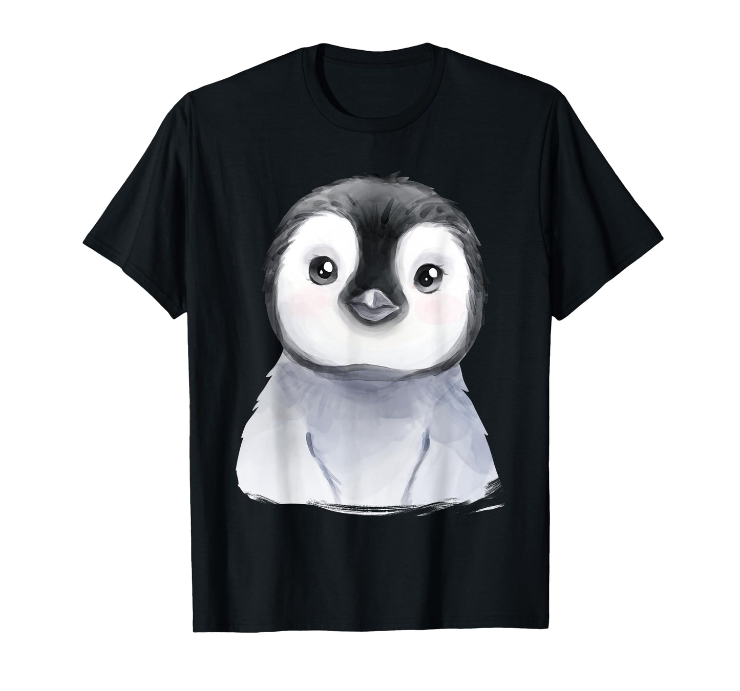 Baby Penguin Chick Watercolor T-Shirt