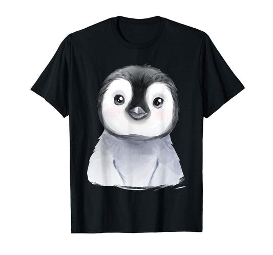 Baby Penguin Chick Watercolor T-Shirt