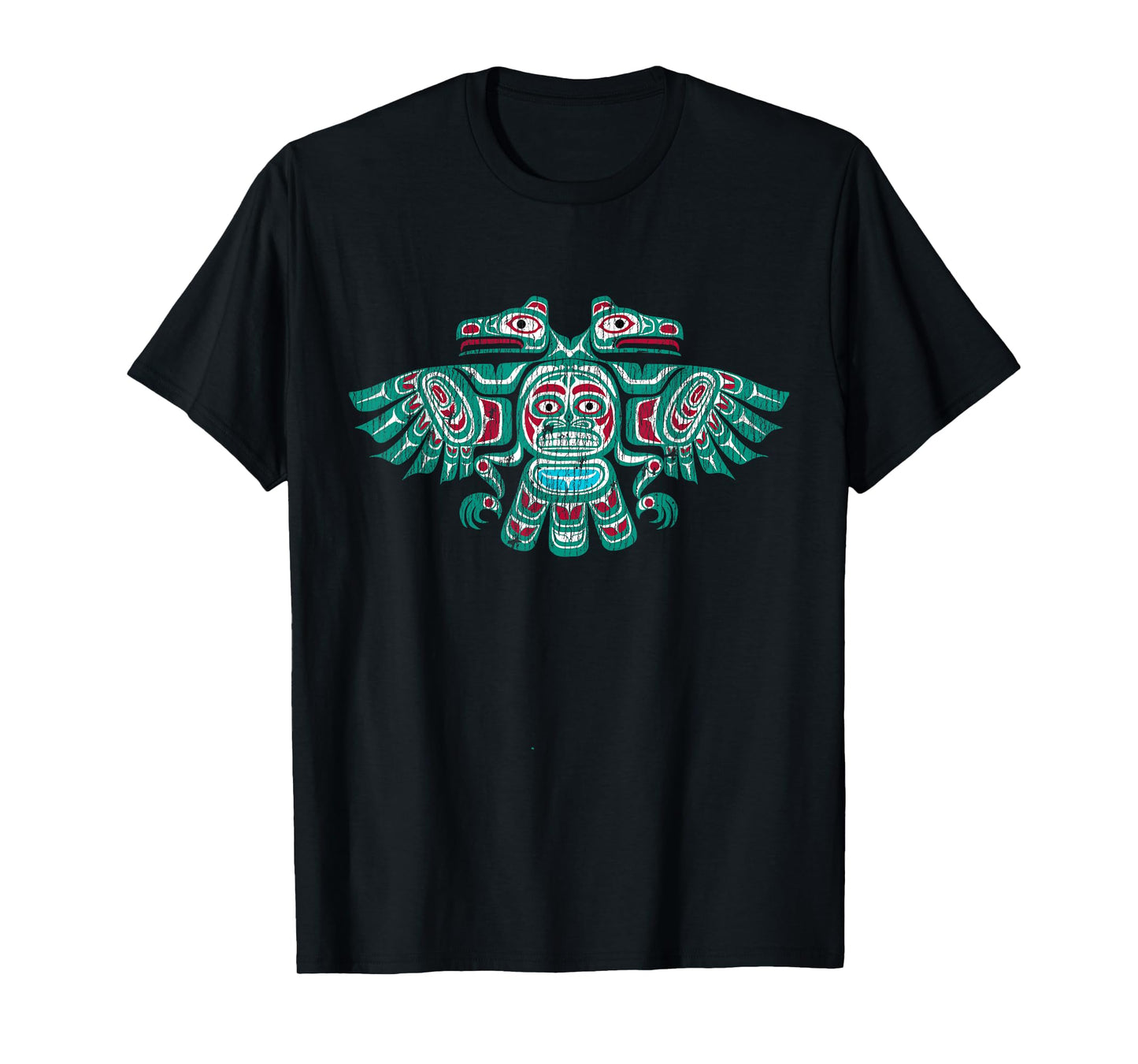 native american haida thunderbird totem pole vintage T-Shirt