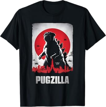 Pugzilla Pug Lover Pug Owner T-Shirt