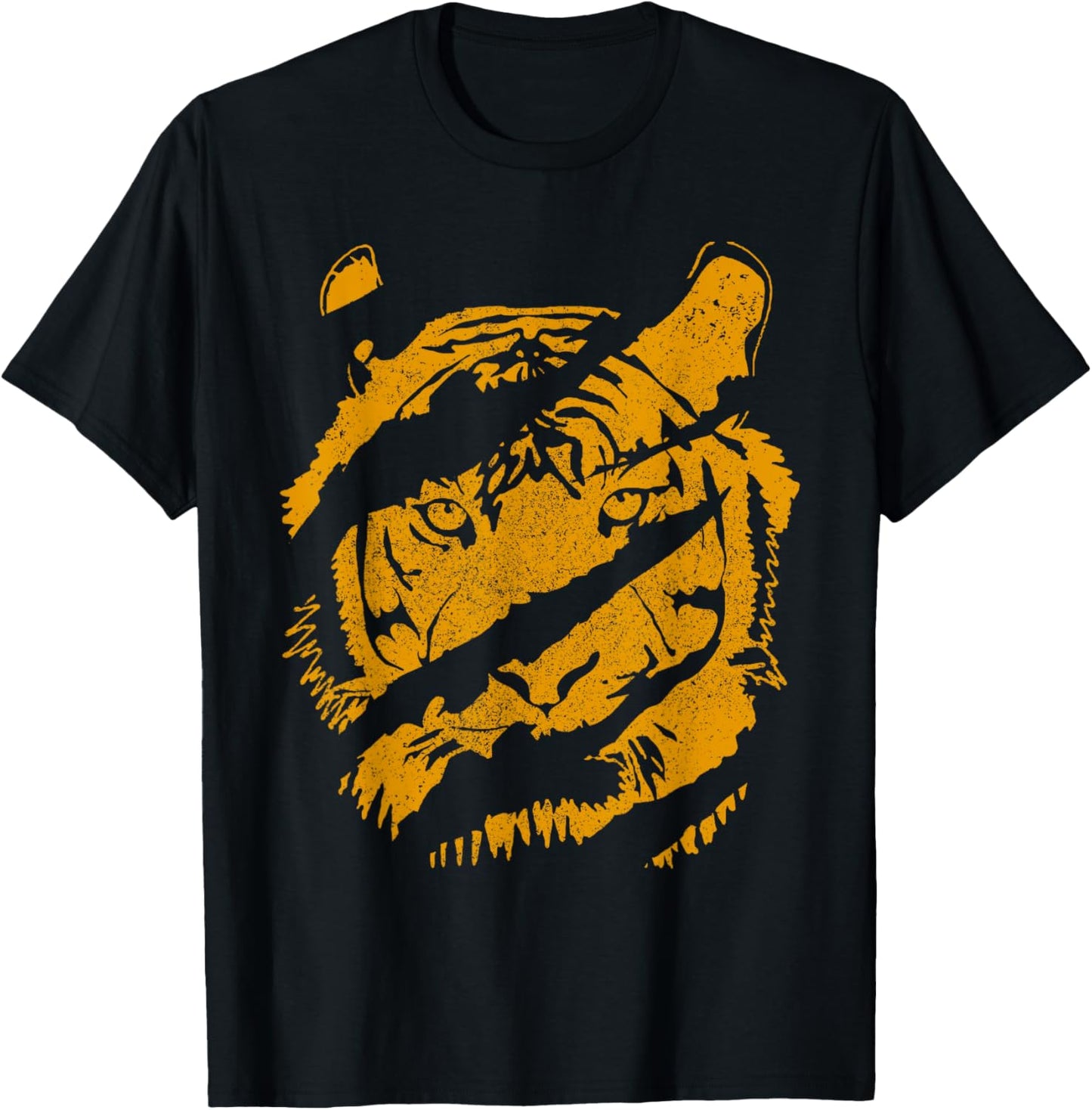 Tiger Wild Cat Claw Chinese Bengal Animals Gift T-Shirt