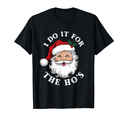 Papa Claus Christmas Lights Pajama Family Matching Santa Men T-Shirt