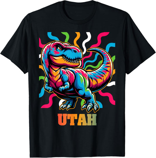 Dinosaur Utah Prehistoric State Dinosaur T-Shirt