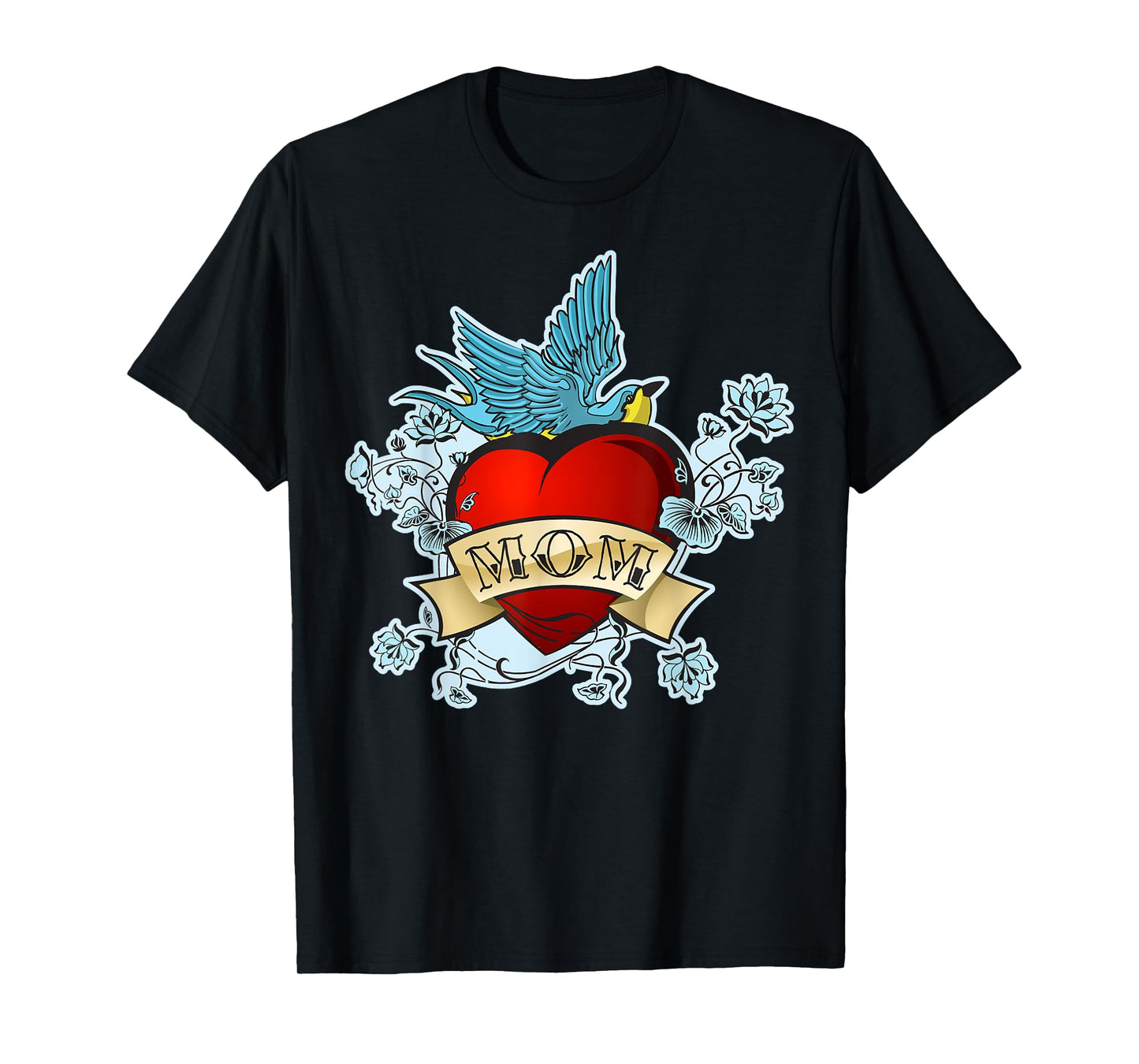 Mom Tattoo Heart T-shirt T-Shirt