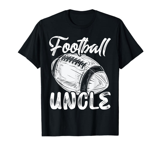 Football Uncle For Men Family Matching Players Fathers Day T-Shirt