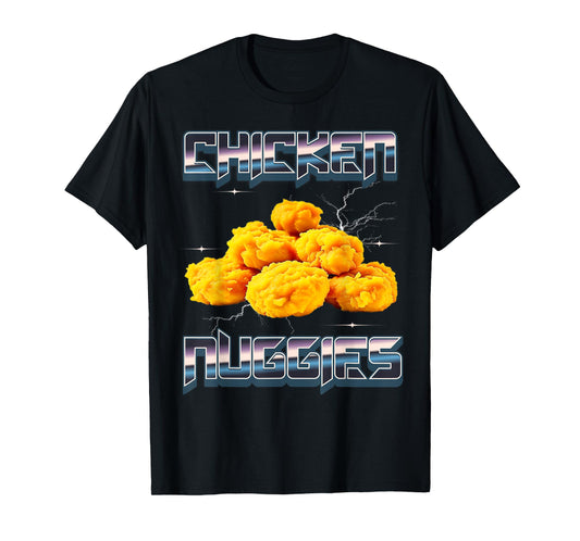 Chicken Nuggets Nuggies Meme Band T-Shirt