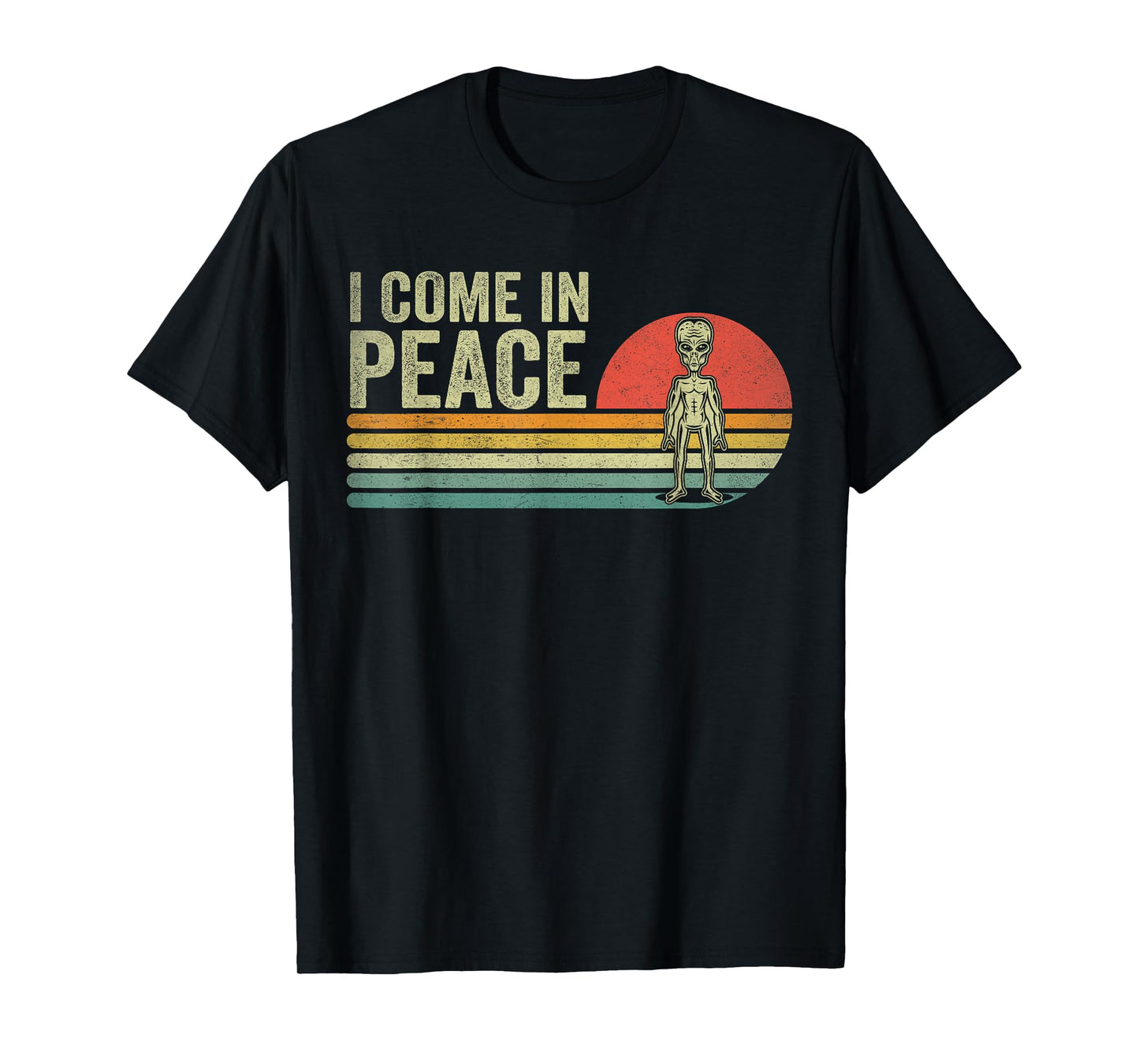 I Come In Peace im Peace Matching Couples Alien T-Shirt