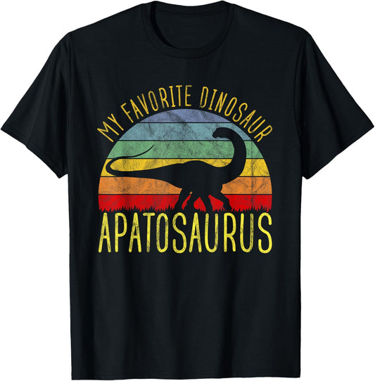 Apatosaurus Is My Favorite Dinosaur Dino Lovers T-Shirt