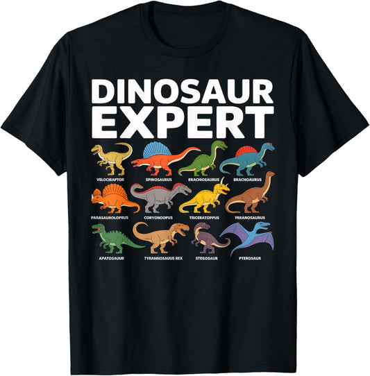 Dinosaur Expert Knowledgeable Prehistoric Creatures Ancient T-Shirt