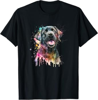 Cute Black Lab Black Labrador Retriever Puppy Dog Mom Animal T-Shirt for Men Women Kids