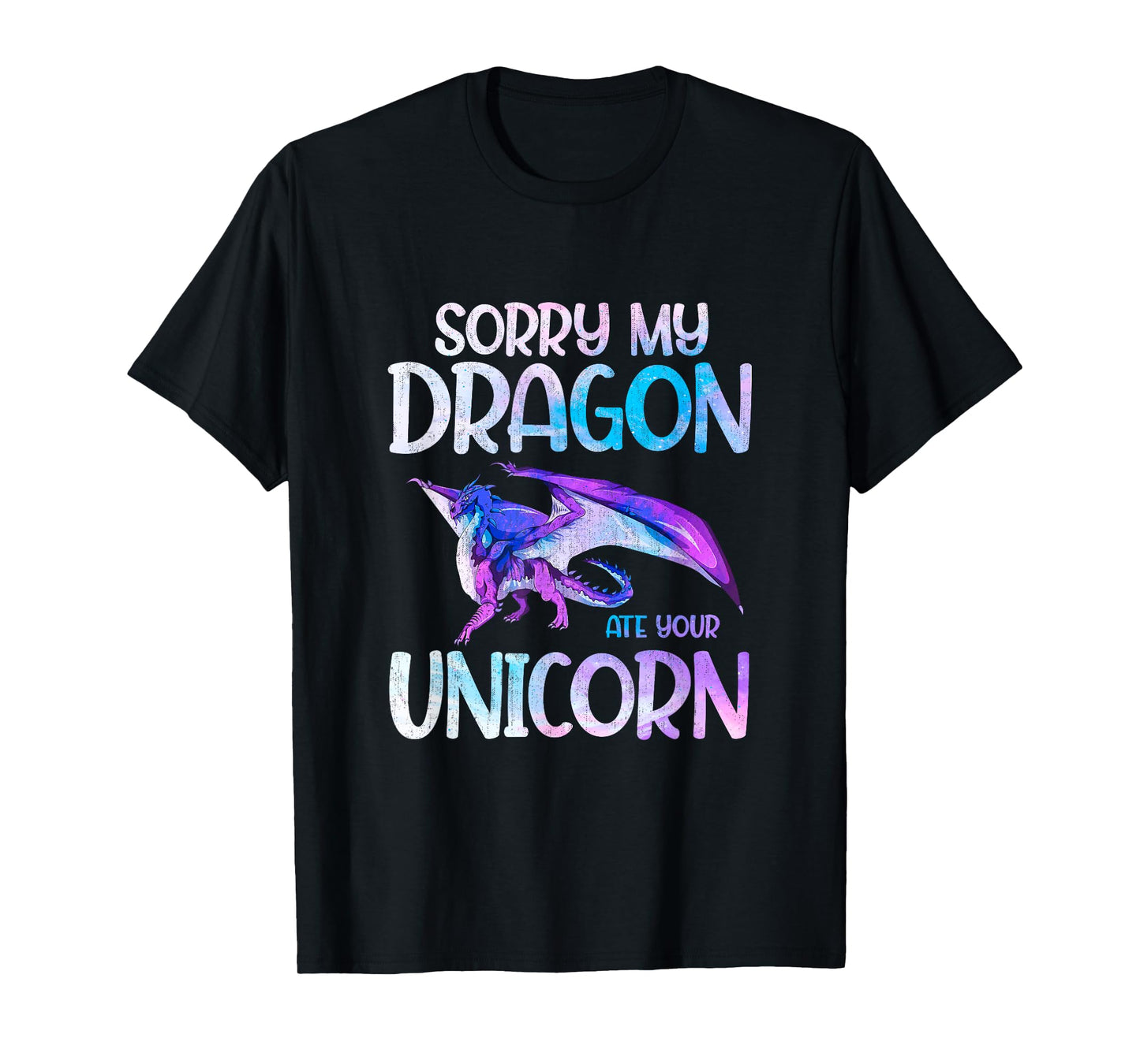 Sorry My Dragon Ate Your Unicorn Dragon T-Shirt