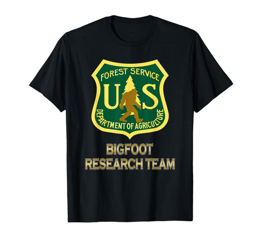 Bigfoot Research Team Funny T-Shirt T-Shirt